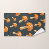 Motif champignon (Serviette à main)