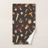 Motif champignon (Serviette à main)