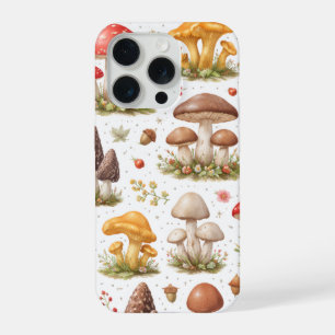Motif Champignon Fantaisiste – Botanique Vintage