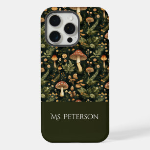 Motif Champignon Fantaisiste Nom Personnalisé
