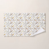Motif charmant d'oiseau et de fleur (Serviette à main)