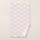 Motif chat chaton mignon dormant (Serviette à main)