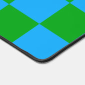Motif chèque À damiers bleu vert (Coin)