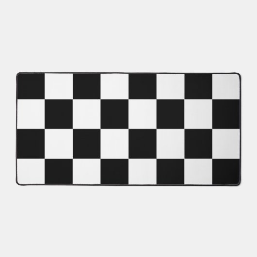 Motif chèque À damiers noir blanc (Recto)