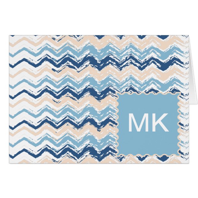 Motif Chevron de l'océan Pacifique (Devant horizontal)