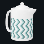 Motif Chevron ZigZag dans Mint Green<br><div class="desc">Motif de zigzag Chevron élégant et moderne. Montré ici dans Mint Green pour ce look totalement chic</div>