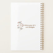 Motif chic en fleurs jaunes et violettes (Dos)