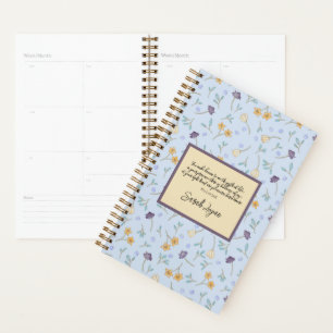Motif chic en fleurs jaunes et violettes