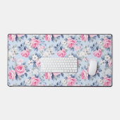 Motif Chic Pastel Pink Roses Shabby (Clavier et souris)