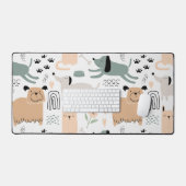 Motif chien mou (Clavier et souris)