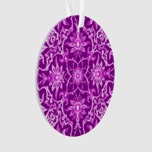 Motif chinois Art Nouveau - Amethyst violet (devant)