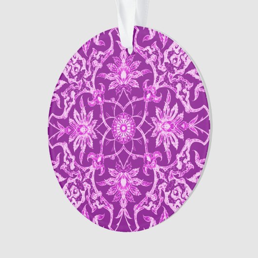 Motif chinois Art Nouveau - Amethyst violet (devant)