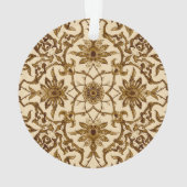 Motif chinois Art Nouveau - Brown et beige (dos)