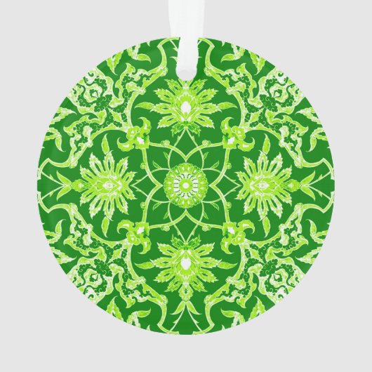 Motif chinois Art Nouveau - Emerald Green (dos)