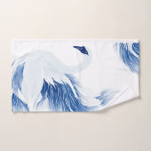 Motif chinois des ailes cygne (Serviette à main)