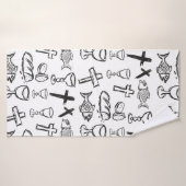 Motif chrétien (Serviette de bain)