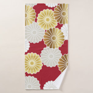 Motif chrysanthème sans couture dans le tra japona