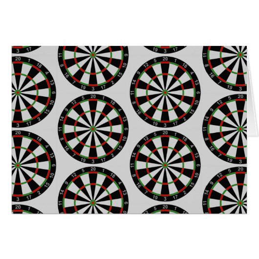 Motif cible fléchettes carrées (Devant horizontal)