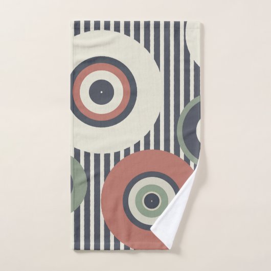 Motif circulaire  (Serviette à main)