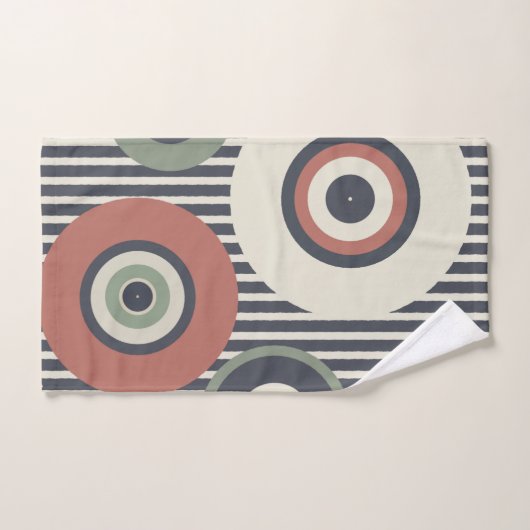 Motif circulaire (Serviette à main)