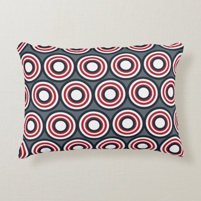 Motif circulaire Coussin d'accents décoratifs (Devant)
