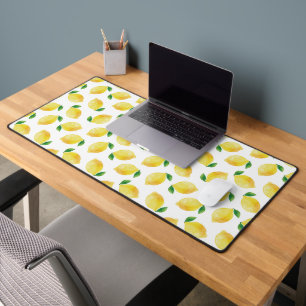 Motif citron aquarelle
