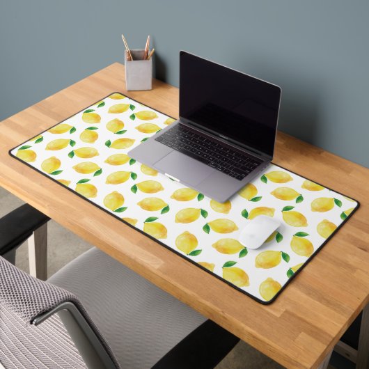 Motif citron aquarelle (Bureau 2)