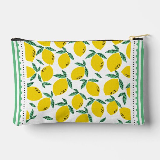 Motif citron avec sac à coudre Monogram (Verso)