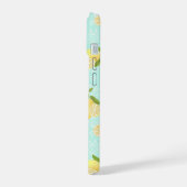 Motif citron  Bleu (Côté gauche)