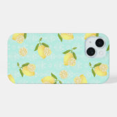 Motif citron  Bleu (Verso Horizontal)