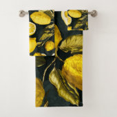 Motif citron et feuille V (En situation)