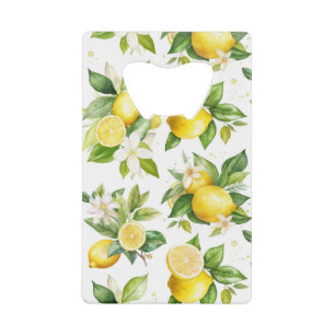 Motif citron, Fleurs de citron, Feuilles, Citrus