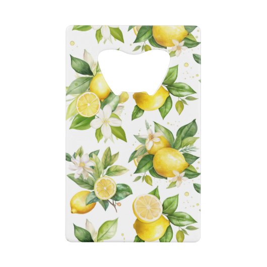 Motif citron, Fleurs de citron, Feuilles, Citrus (Devant)