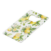 Motif citron, Fleurs de citron, Feuilles, Citrus (Dos Angle)