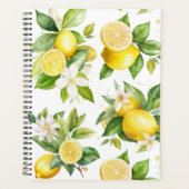 Motif citron, Fleurs de citron, Feuilles, Citrus (Devant)