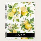 Motif citron, Fleurs de citron, Feuilles, Votre No (Devant)