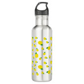 Motif citron Imprimer Bouteille d'eau en acier ino (Devant)