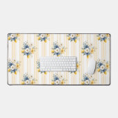 Motif Citron Méditerranéen Bleu (Clavier et souris)
