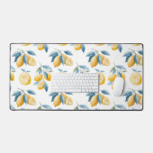 Motif Citron Méditerranéen Bleu (Clavier et souris)