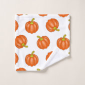 motif citrouille (Gant de toilette)