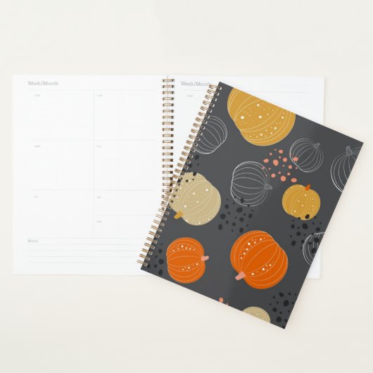 motif citrouille (Devant avec enveloppe)