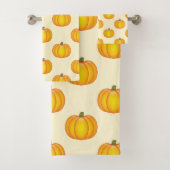 Motif citrouille Automne Jaune (En situation)
