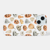 Motif Citrouille d'aquarelle amusant (Verso Horizontal)