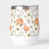 Motif Citrouille d'aquarelle d'automne (Gauche)