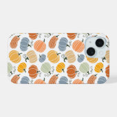 Motif Citrouille d'automne coloré (Verso Horizontal)