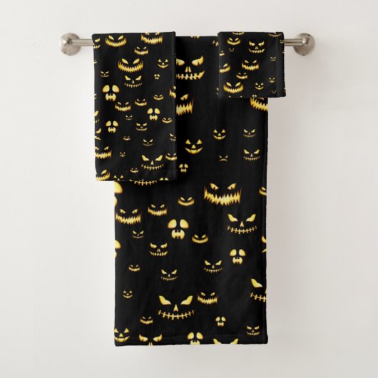 Motif Citrouille d'Halloween effrayant (En situation)