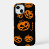 Motif Citrouille Halloween Téléphone 15 Coque (Verso)