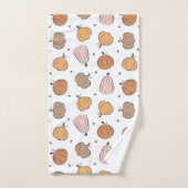 Motif Citrouille moderne - Serviettes de bain (Serviette à main)