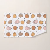 Motif Citrouille moderne - Serviettes de bain (Serviette à main)