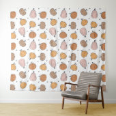 Motif Citrouille moderne - Tapisserie (En situation (horizontale))